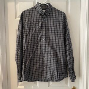 Men’s plaid dress shirt